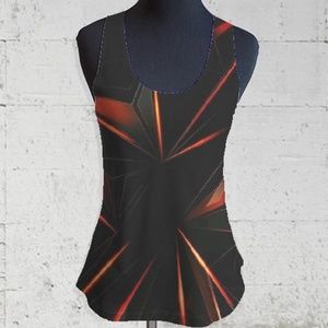 Black and Orange Crystals